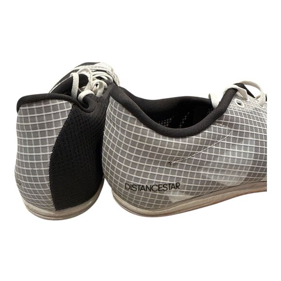 Adidas Distancestar Size 10.5 Mens GX6682  Track Spikes White Black Running - Picture 8 of 9